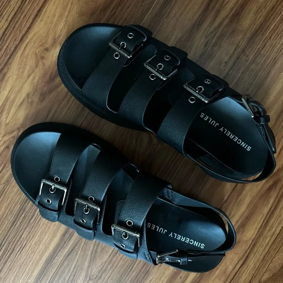 Y2K Sincerely Jules Sandals Size 8 - Picture 1 of 5
